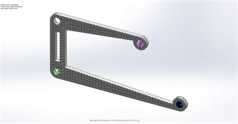 SolidWorks 2020 Simulation Z Deflection 的图像结果