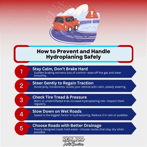 How to Handle Hydroplaning: Tips for Safe Driving - Real Pro Auto Service