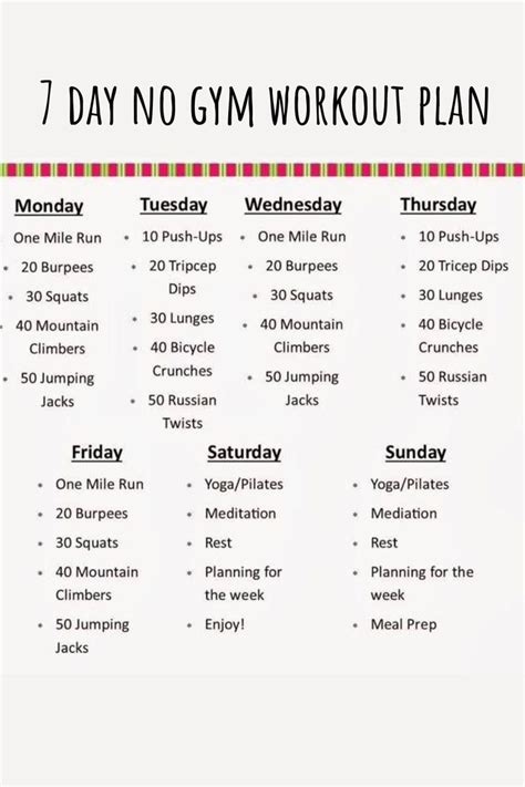 gym workout plan 3 months