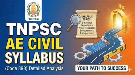 TNPSC AE Civil Syllabus (Code 398) Detailed Analysis: Your Path to ...