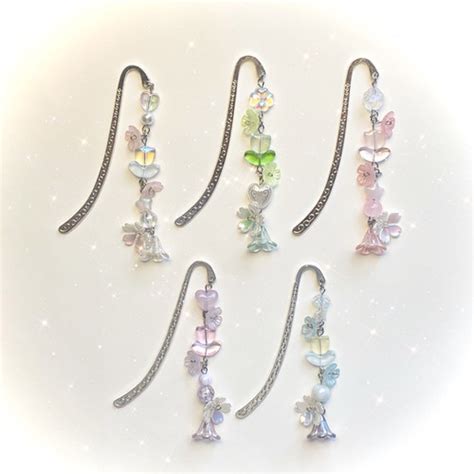 Dainty Tulip bookmarks | Clefairy Jewels