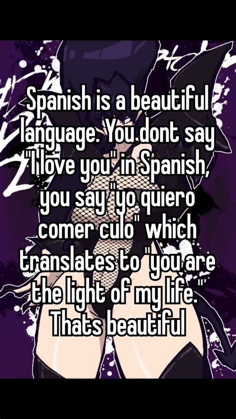 Such beatiful languague. A tip from a native spanish speaker, say ...