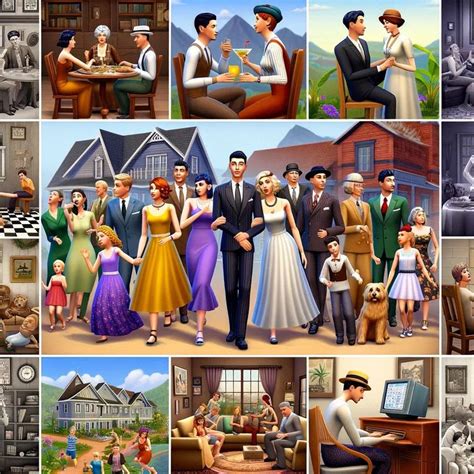 Image result for Sims 4 Decades Computer