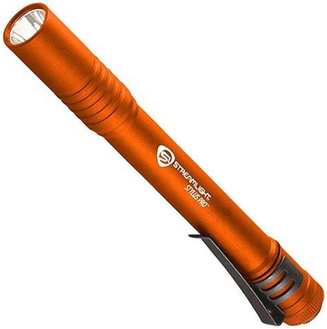 Streamlight Stylus Pro Orange LED Pen Light (66128) | JB Tools