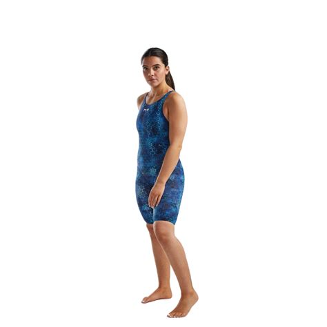 TYR Women's Thresher Open Back Swimsuit Akurra | Blue – Achivr