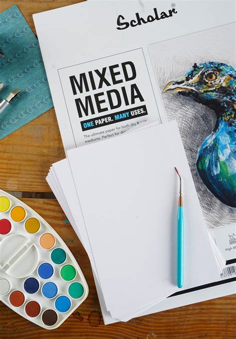 250 Gsm Mixed Media Paper - Loose Sheets (MML) - Scholar Stationery