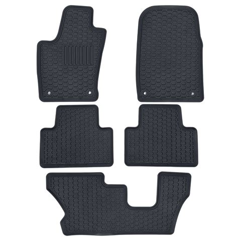 Floor Mats for 2011-2024 Dodge Durango Front, 2nd and 3rd Row (2nd Row ...