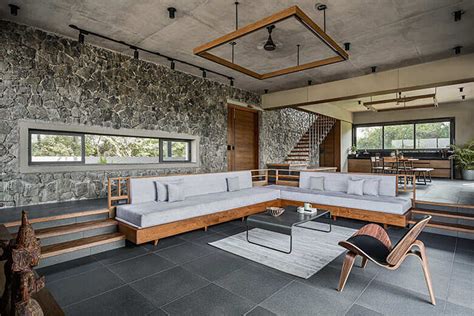 A Surat home that enthralls with a compelling interplay of materials ...