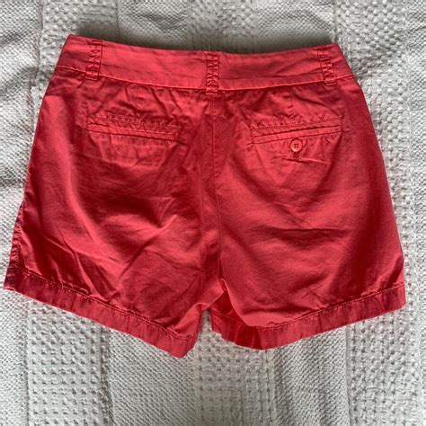 J.Crew salmon pink 100% cotton twill chino shorts... - Depop