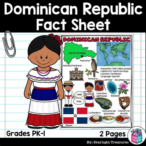 Dominican Republic Fact Sheet for Early Readers | Made By Teachers