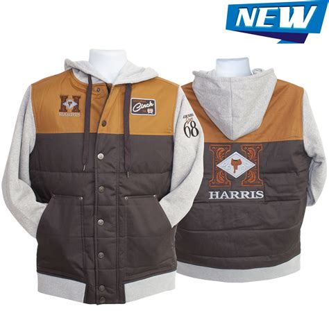 Cinch Color Blocked Hoodie Vest – Harris Leather & Silverworks ...
