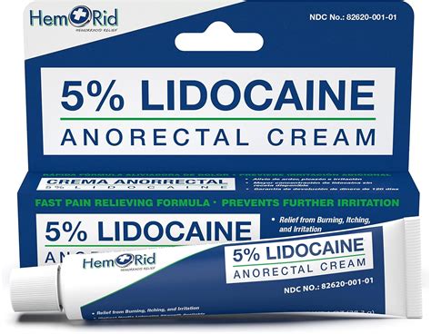Buy 5% Lidocaine Maximum Strength Anorectal Hemorrhoid Cream Online at ...