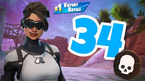 ANOTHER 34 KILL GAME - SOLO VS SQUAD (Fortnite Battle Royale) - YouTube