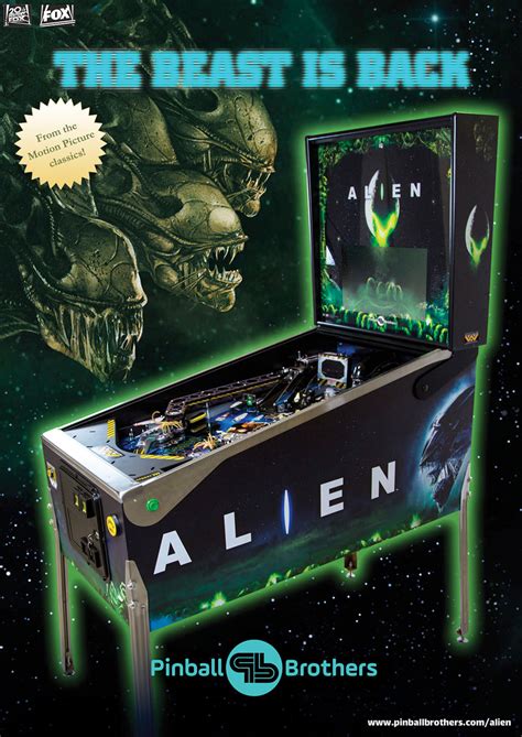 Image result for Alien Le Pinball Machine