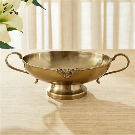 Buy Heritage Renew Tara Metal Decorative Bowl from Home Centre at just ...