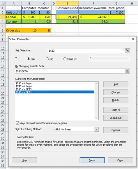 Image result for Expert Excel Solver Examples