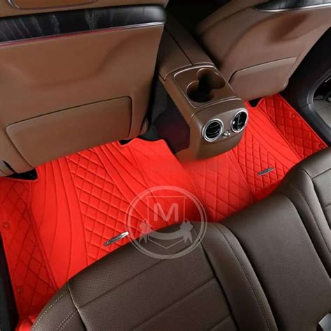 Shop Racing Red Diamond Car Floor Mat Online | Manicci