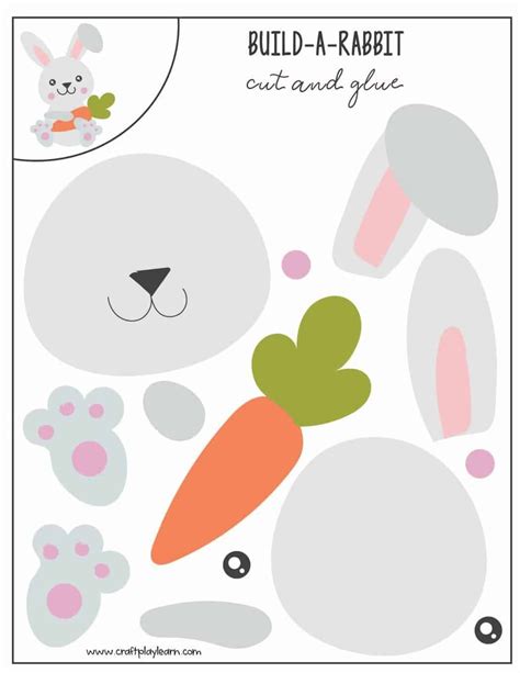 Build a bunny rabbit craft for kids – Artofit