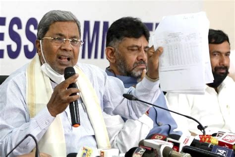 Siddaramaiah, Shivakumar feud behind graft charges: BJP