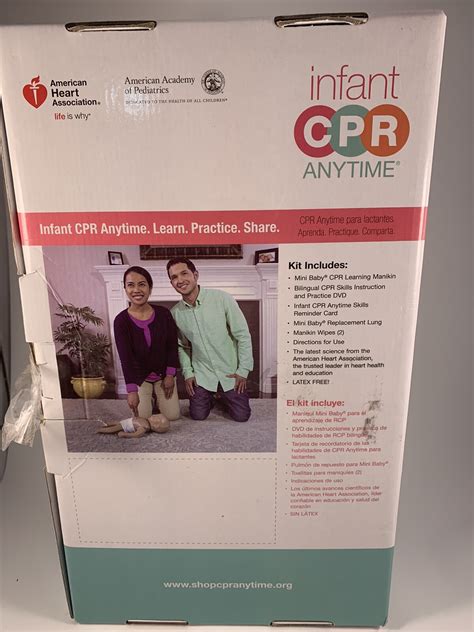 Infant CPR Anytime Kit (English and Spanish) by American Heart ...