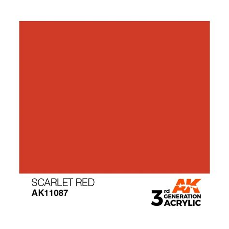 Scarlet Red Color