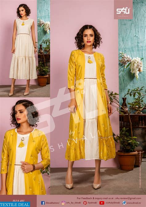 S4U LAUNCH HELLO JACKET VOL 4 EXCLUSIVE MONSOON GOWN STYLE KURTIS ...