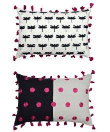 Monochrome cushion covers | Buy cotton linen cushion cover online | Kalpané