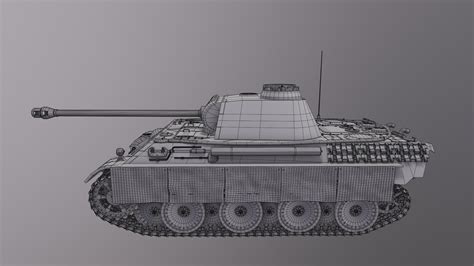 Panther G Tank - 3D Model by Kostiantyn Chudak