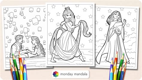 Rapunzel Tower Coloring Pages