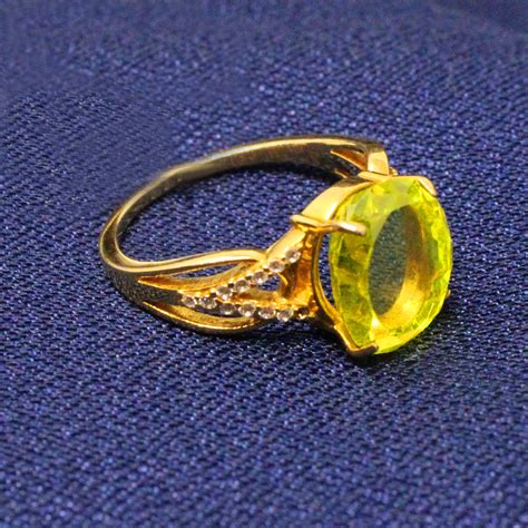 Buy Yellow Stone Finger ring in India | Chungath Jewellery Online- Rs ...