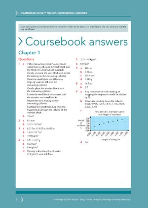 Igcse Biology Coursebook Answers - CAMBRIDGE IGCSETM BIOLOGY ...