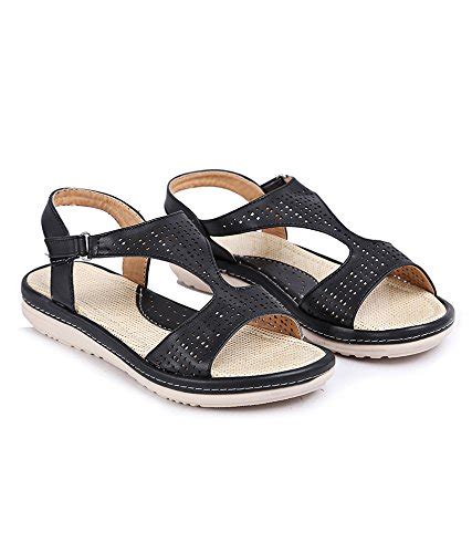 Buy Bare Soles Women Laser Punch Sandals Black Synthetic - 36 at Amazon.in