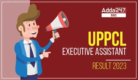 UPPCL Executive Assistant Result 2023 (Released) Direct Result Link