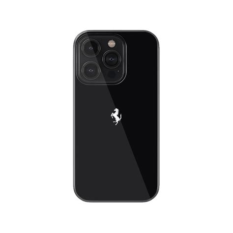 Black Ferrari Logo Phone Case. – Flex Cases