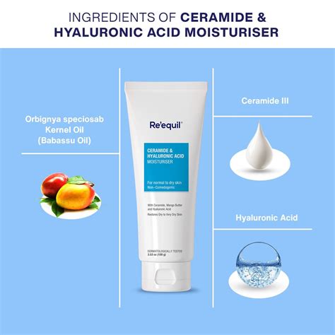 Foxy.in : Buy Re'equil Ceramide & Hyaluronic Acid Moisturiser For ...