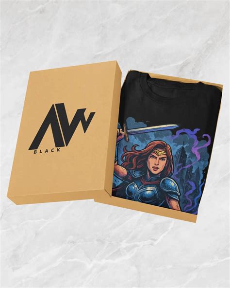 Queen Maeve Plus-Size T-Shirt S–7XL | 180 GSM | AWBlack