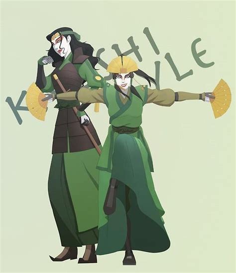 Kyoshi Warriors Asami and Korra fan art | Fandom