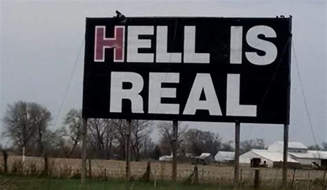 Hell is Real Sign by brianruss02 | Download free STL model | Printables.com