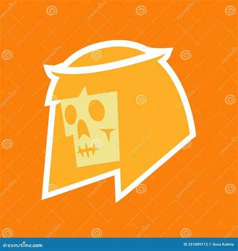 Skull Head Cleopatra Symbol Icon Logo Stock Vector - Illustration of bone, logotype: 251009113