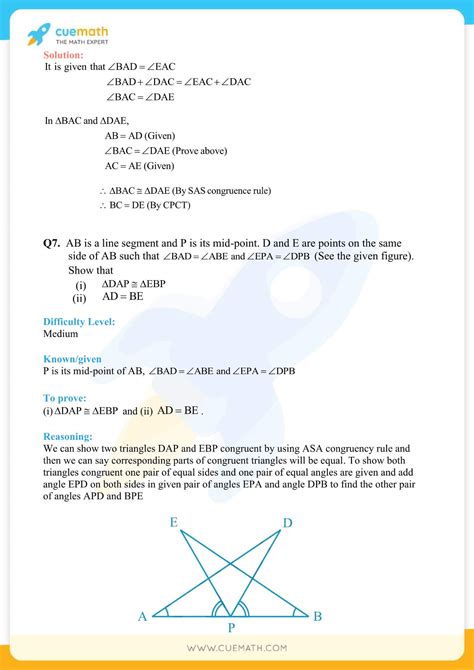 Image result for Class 9 Math Chapter 7 Solution