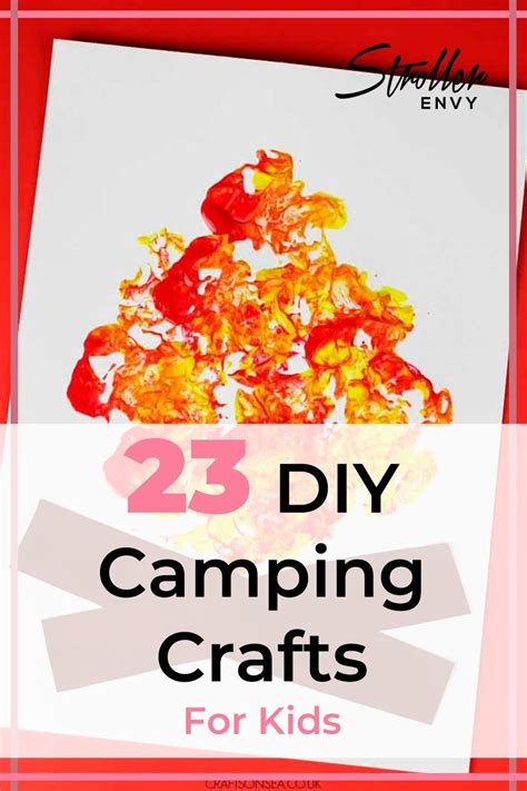 Kids Camping Crafts 的图像结果