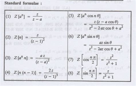 Image result for Difference Equations Z Transform Formula