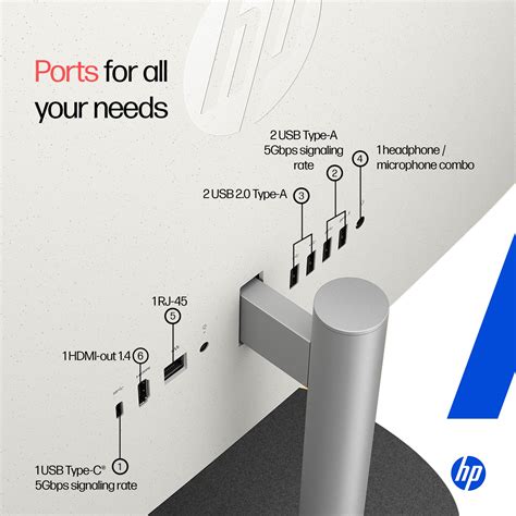 HP All-in-One, 13th Gen Intel Core i5-1334U (16GB DDR4, 512GB SSD) IPS ...