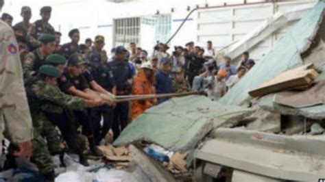 柬埔寨大樓倒塌28死 兩人困3天奇蹟獲救│活埋│逮捕│施工許可證│TVBS新聞網