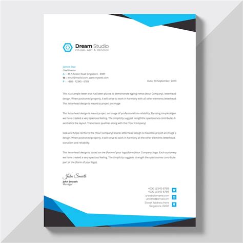 Blue letterhead Images - Free Download on Freepik