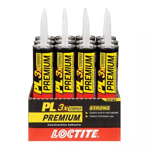 Loctite PL Premium Polyurethane Construction Adhesive, Case of Twelve ...