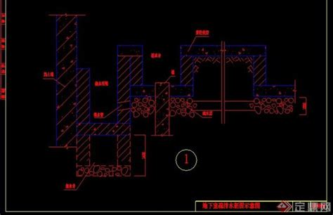 地下室防水设计CAD施工图