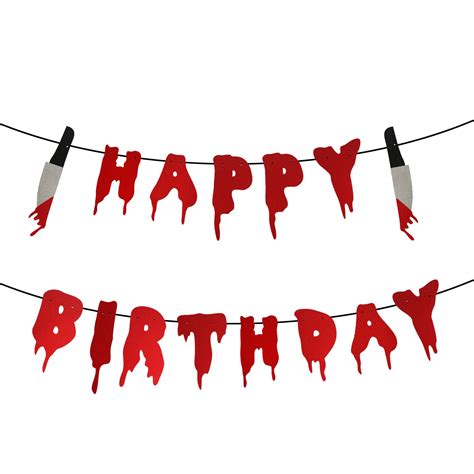 Halloween Birthday Banner Have A Killer Birthday Party Banner Halloween ...