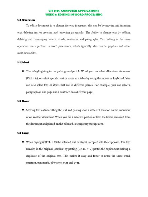 Image result for Editing Features in Word Processing