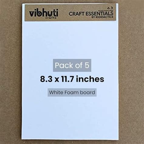SHOPEE Sunboard PVC Foam Board 3mm Thickness for Art & Crafts, Projects ...